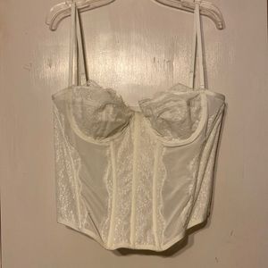 Urban Outfitters Corset - ivory - XL